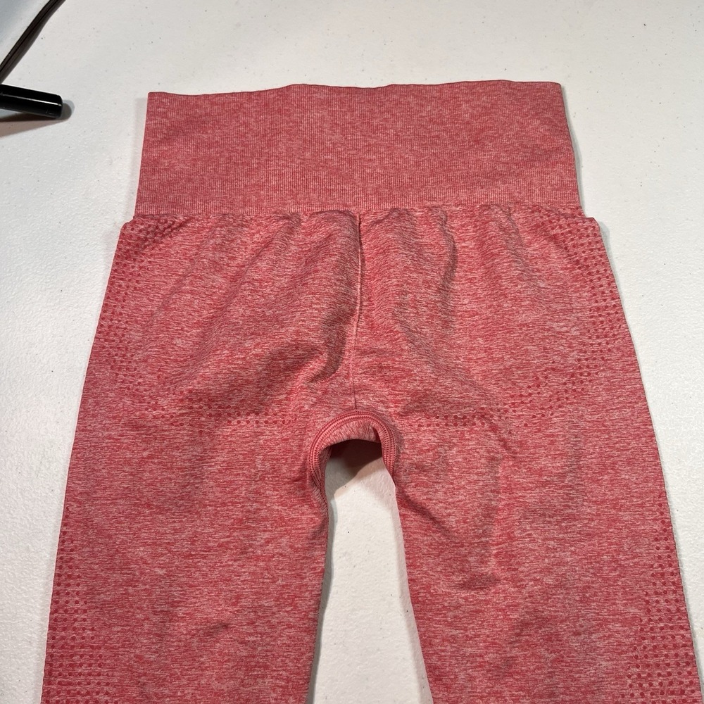 Gymshark Women's Leggings‎ Size XS Salmon Pink EUC - Picture 6 of 8